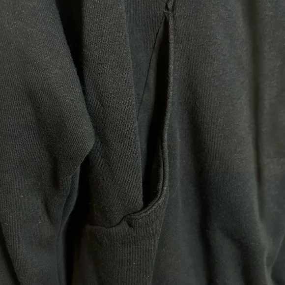 Nike Air Hooded Jacket Black Cropped XS Full Zip - Picture 7 of 8